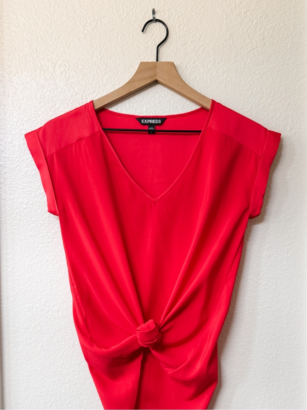 Express | red blouse